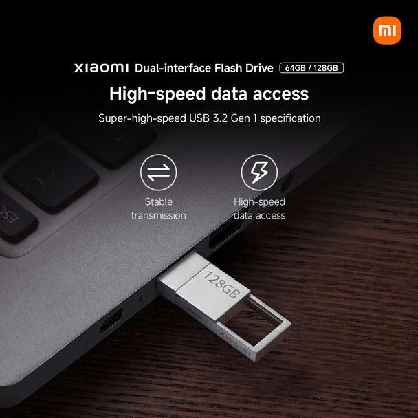 buy Xiaomi Dual Interface Flash Drive 128GB