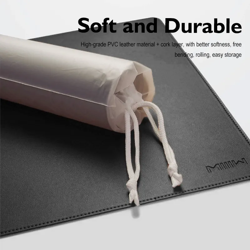 MIIIW Oversized Leather Cork Mouse Pad
