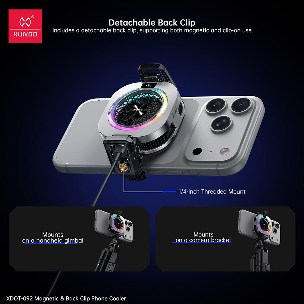 Xundd XDOT-092 Magnetic & Back Clip Phone Cooler Buy Online in BD