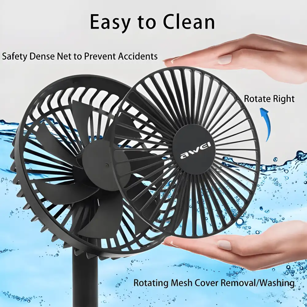 awei f30 mini desktop fan