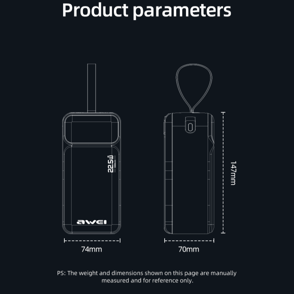 22.5w fast charging power bank price in bd