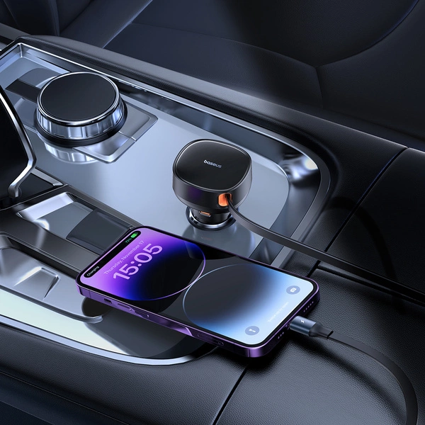 Baseus Enjoyment Pro 60W Retractable Car Charger