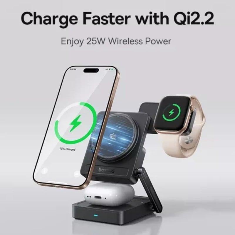 baseus 3 in 1 wireless charger price in bangladesh