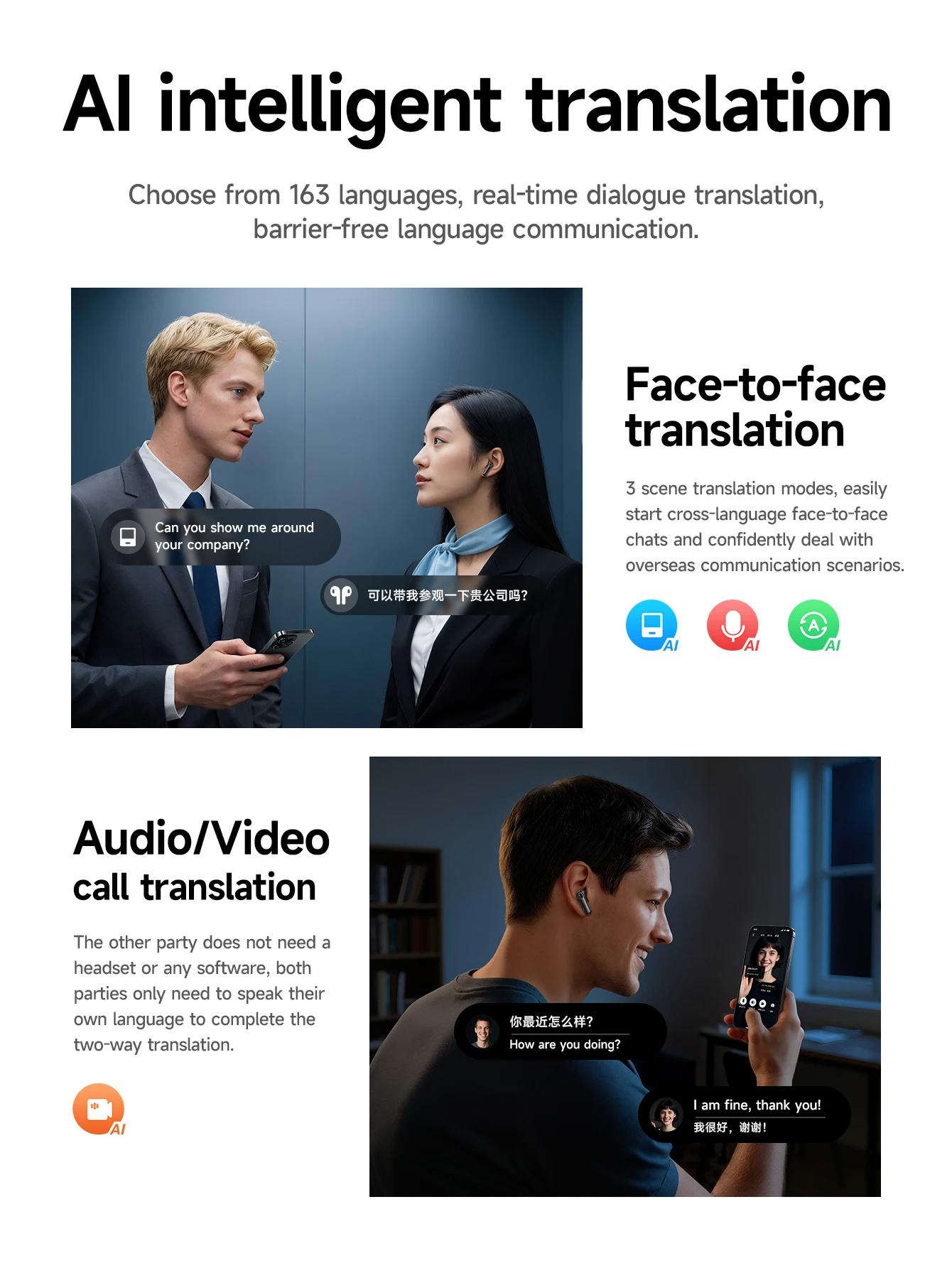 Hoco EQ27 AI Translation Earbuds price in bangladesh