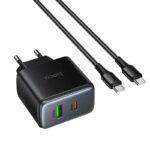 Hoco C158A 45W Dual Port GaN Charger Adapter Set