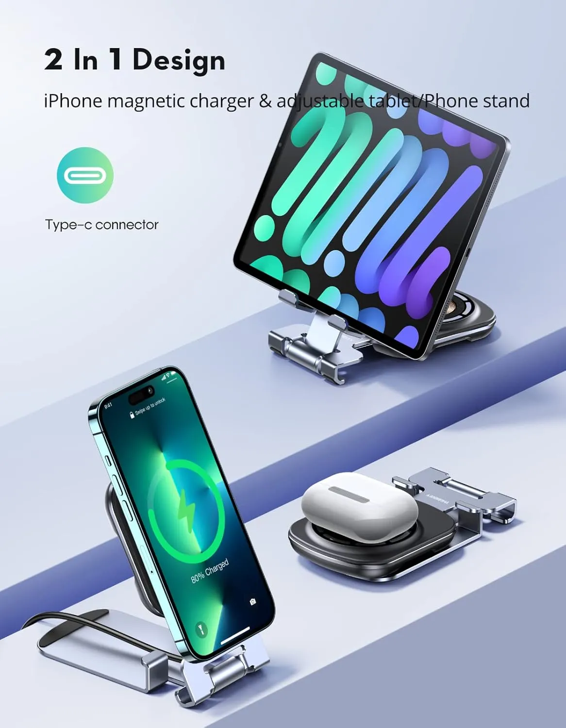 2 in 1 wireless charger price in bd