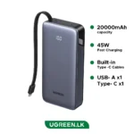 Ugreen PB536 20000mAh 45W Fast Charging Power Bank - Image 2