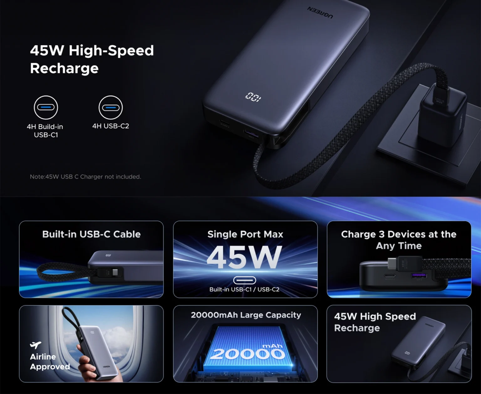 45w laptop power bank price bd