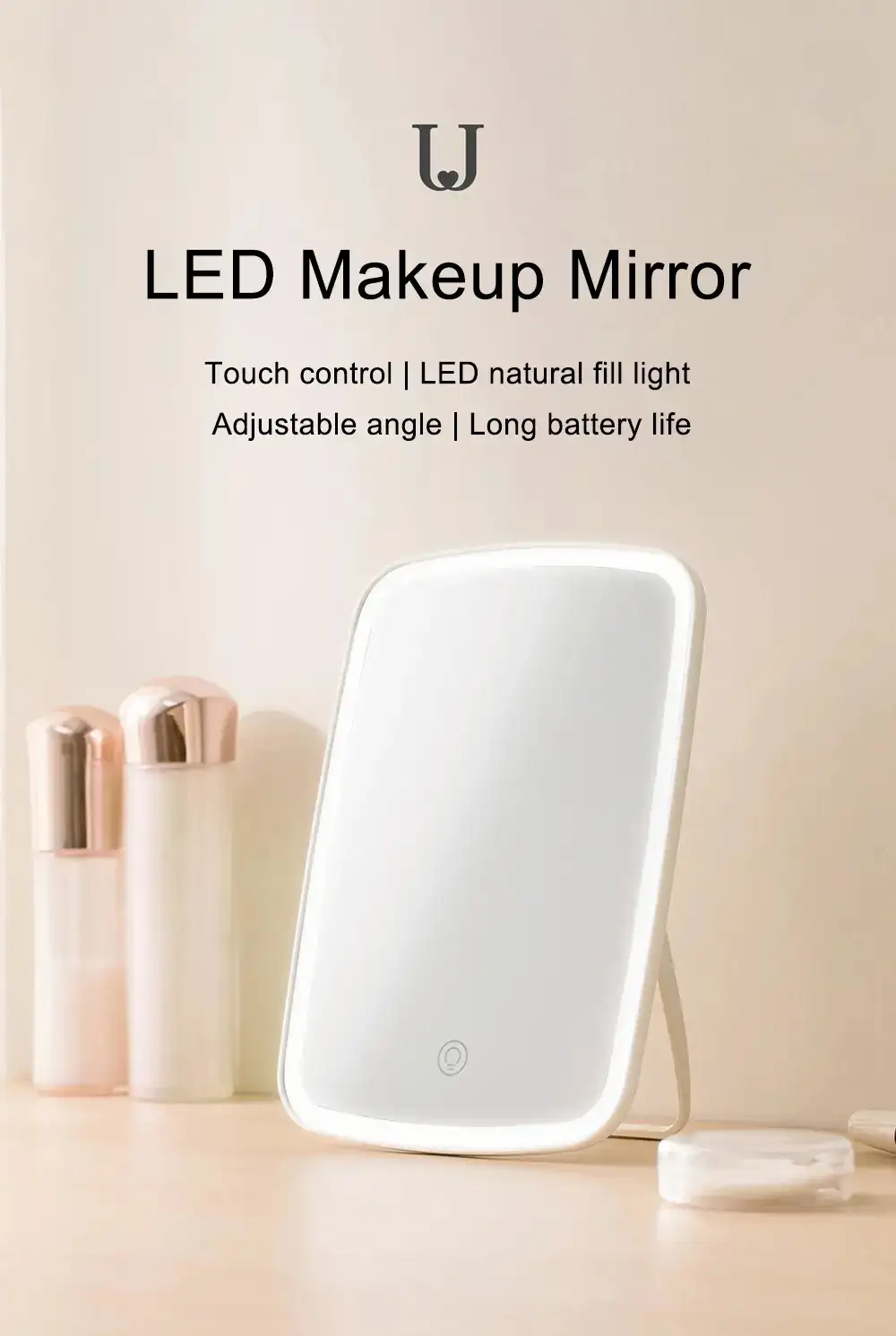 rechargeable led makeup mirror bd