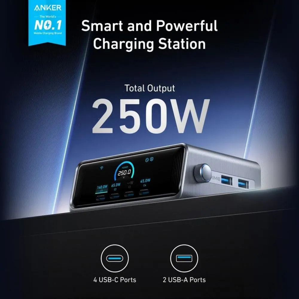 anker prime 250w charging station