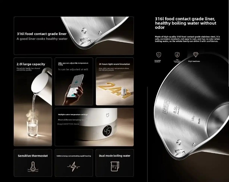 xiaomi mijia electric kettle 3 pro price in bangladesh