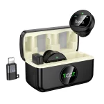hoco l22 enc dual wireless lavalier microphone