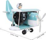 Airplane Flip Digital Automatic Turning Desk Clock - Image 2