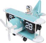 Airplane Flip Digital Automatic Turning Desk Clock