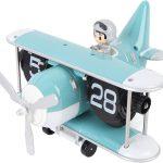 Airplane Flip Digital Automatic Turning Desk Clock
