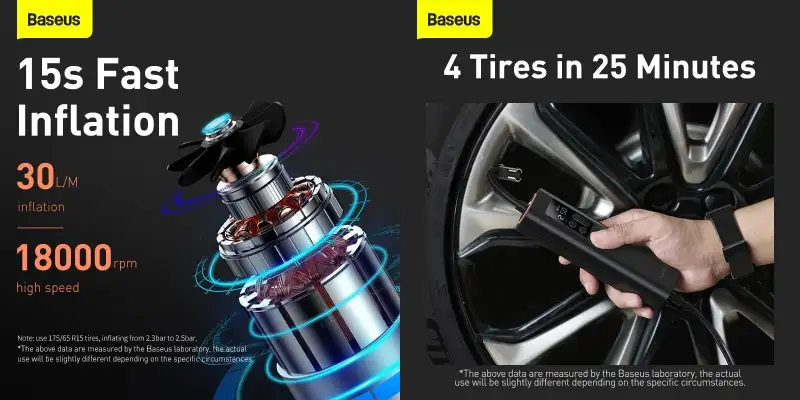 baseus mini inflator pump bd