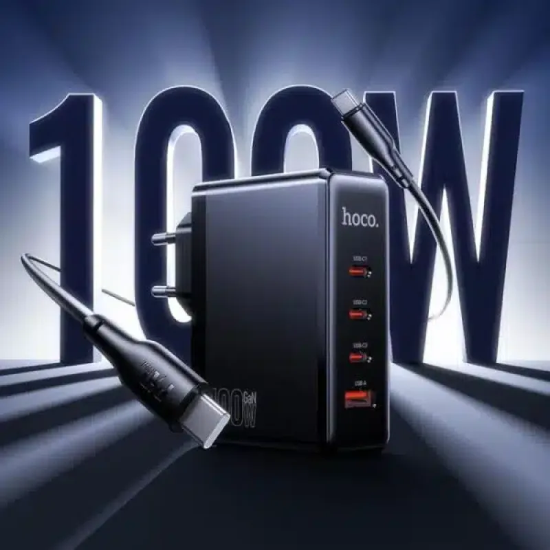 Hoco N85 100W Fast Charger Set