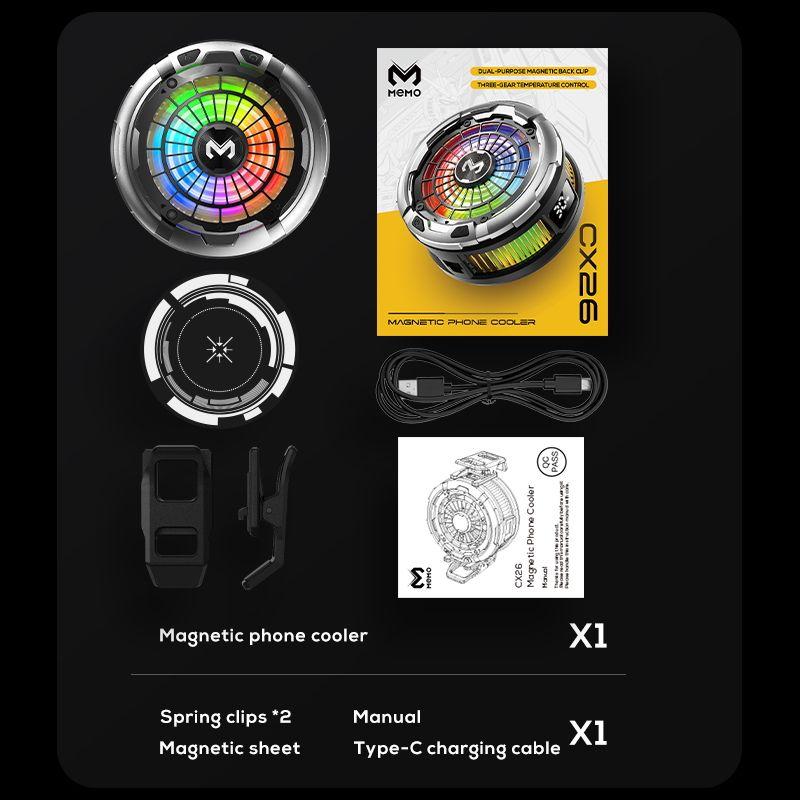 MEMO CX26 Magnetic 30W Phone Cooler