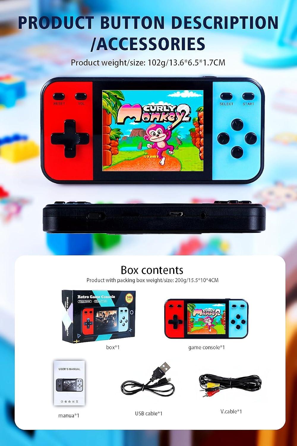 Mini Retro Handheld Game Console price in bd