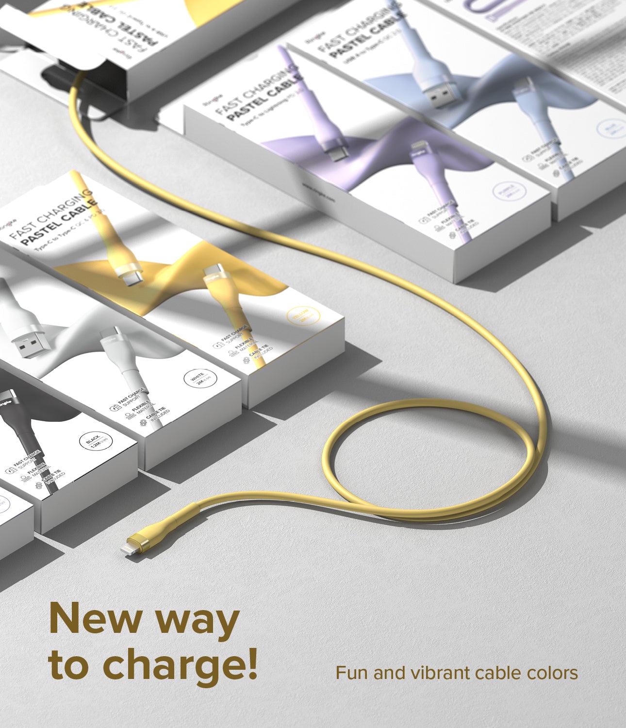 Ringke Fast Charging Pastel Type-C to Lightning Cable price in bangladesh