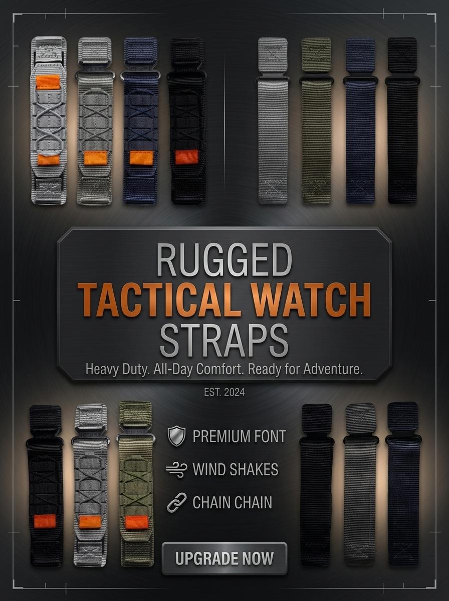 Tactical watch strap