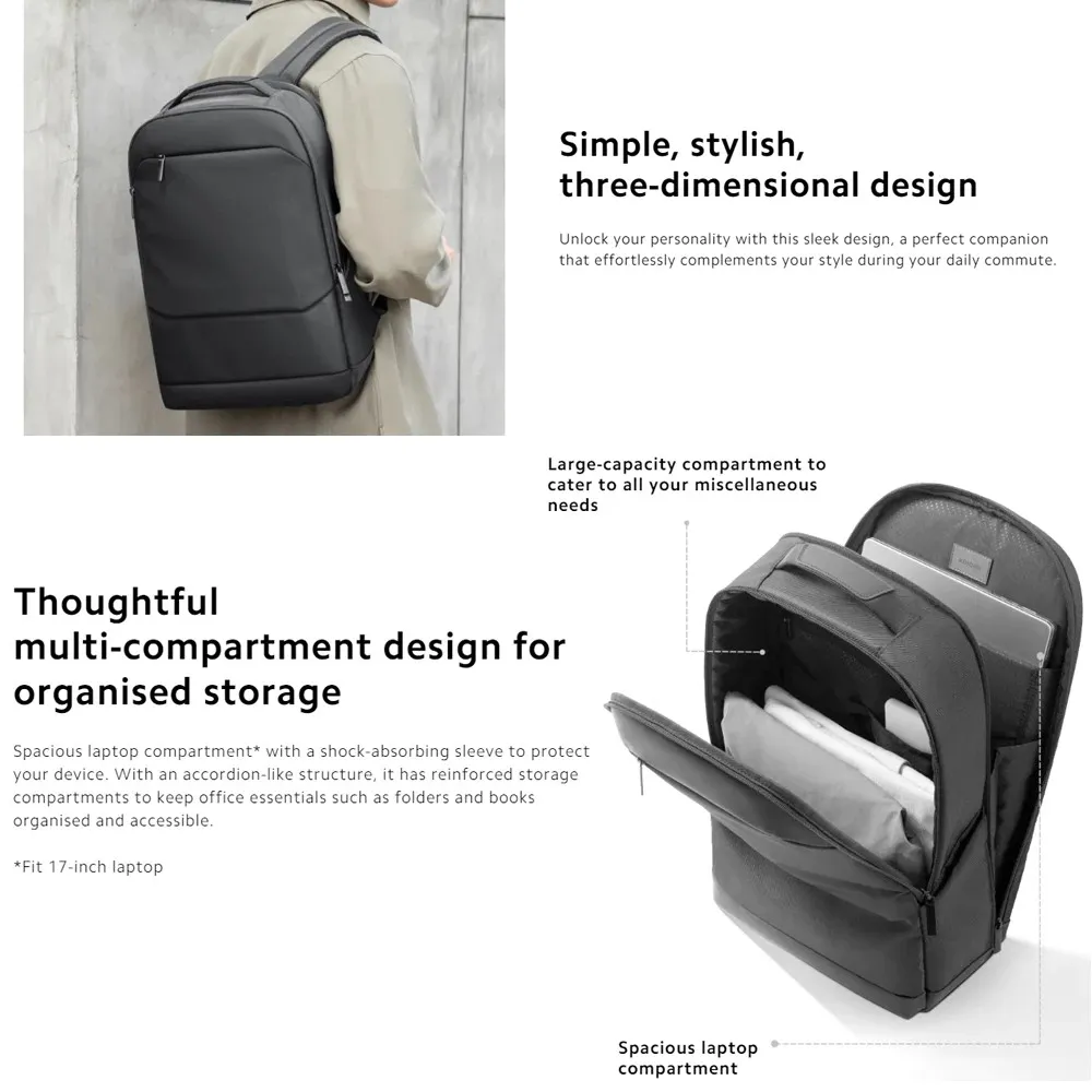 Xiaomi MIJIA 20L Business Laptop Backpack