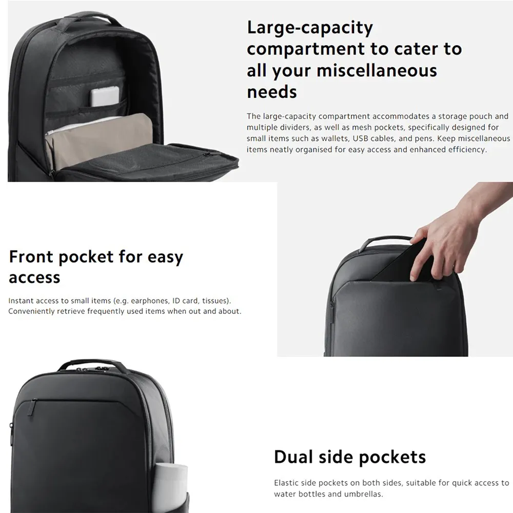 Xiaomi MIJIA 20L Business Laptop Backpack price in bd