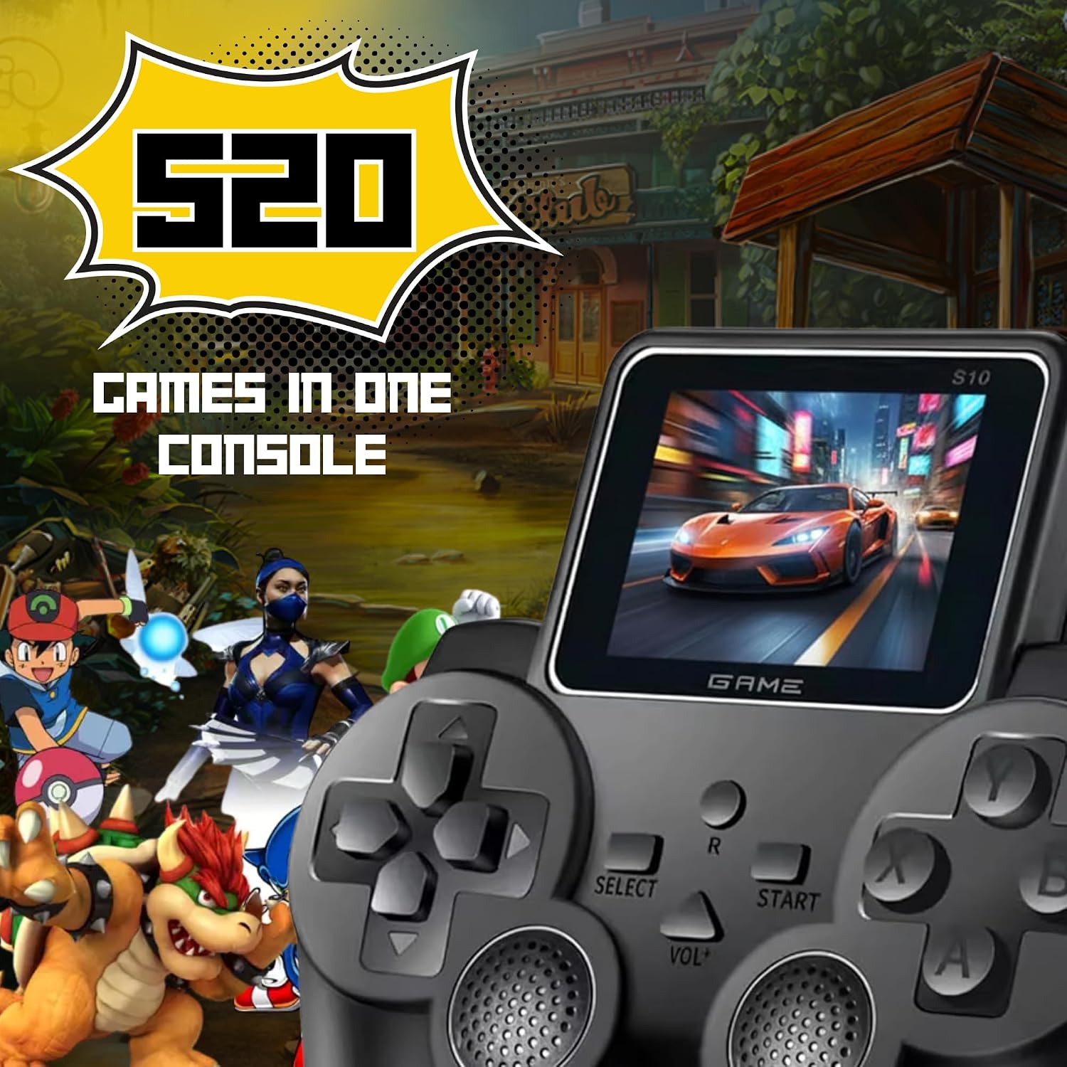 S10 Portable Mini Controller Game Console price in bd