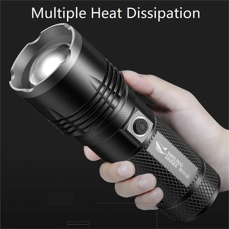 Smiling Shark SD8100 LED Flashlight price in bangladesh