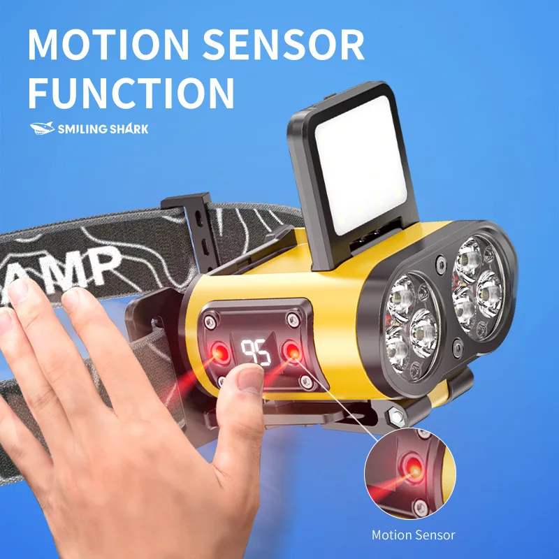 Smiling Shark TD-0199 Motion Sensor Headlamp