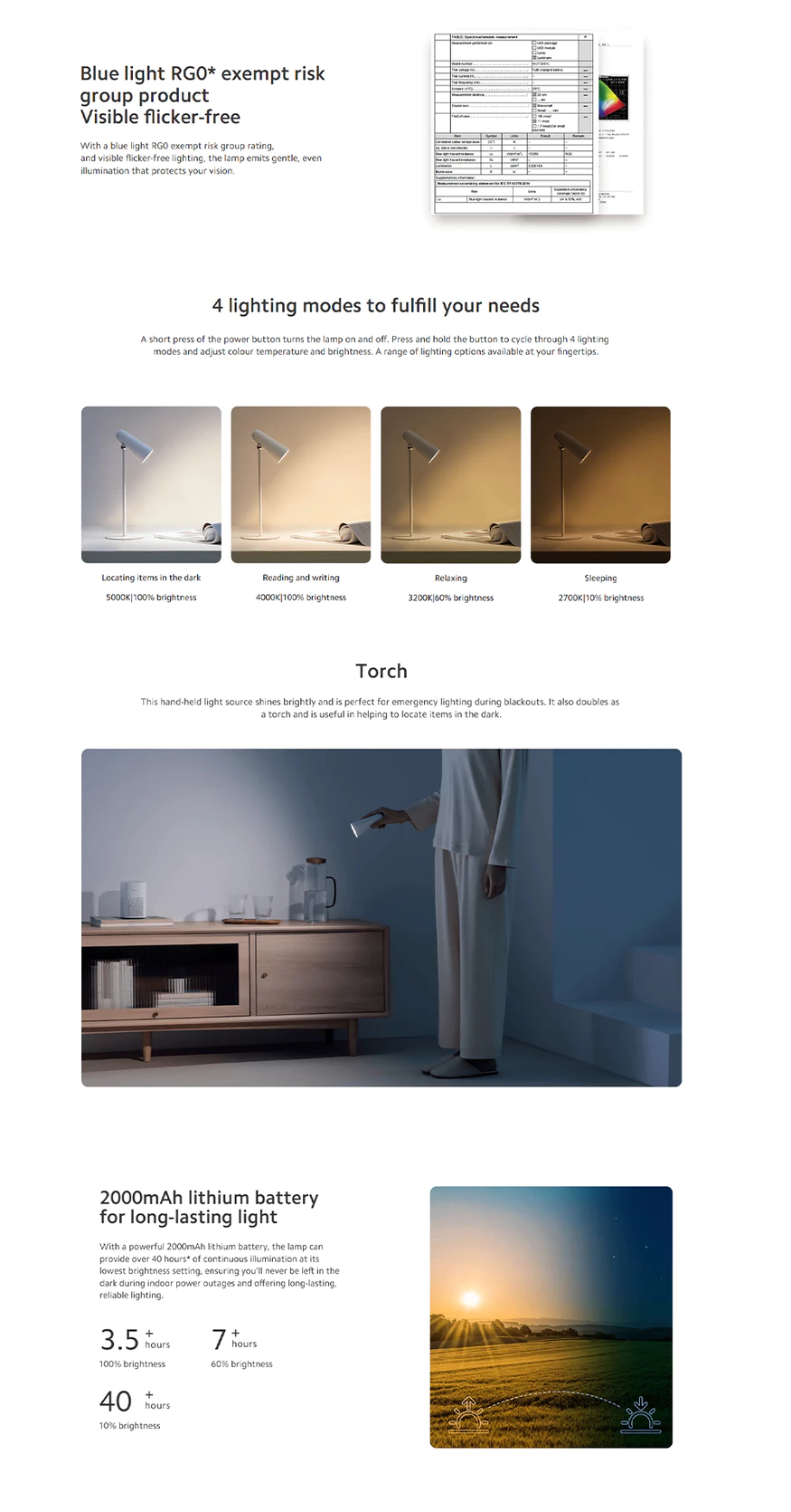 xiaomi desk lamp bd