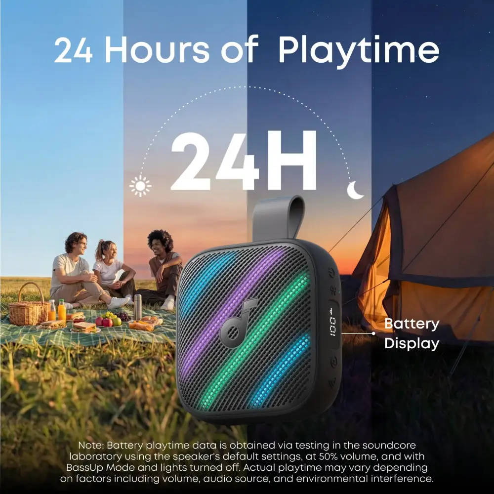 Anker Soundcore Boom Go 3i Wireless Portable Speaker