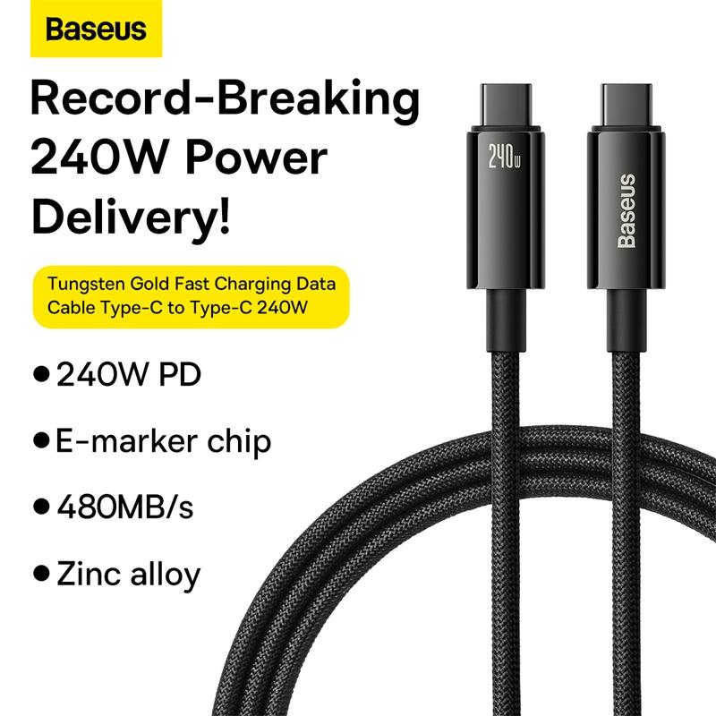 Baseus-Cable-Type-C-to-Type-C-240W বেসাস পিকোগো ক্যাবল