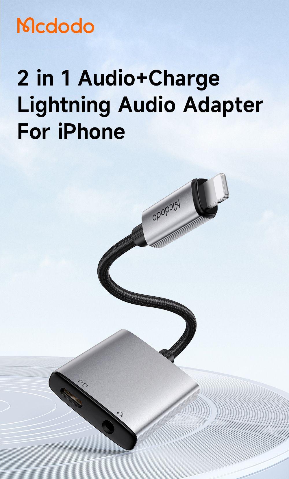 mcdodo iphone earphone converter