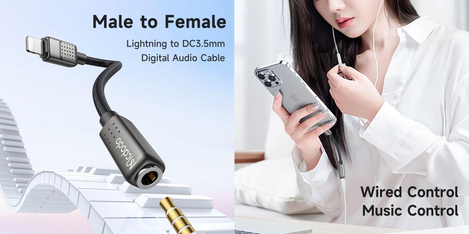 lightning audio and charging adapter