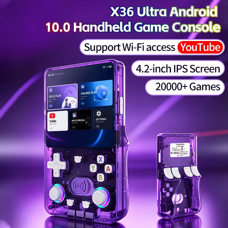 X36 Ultra Game Console with youtube