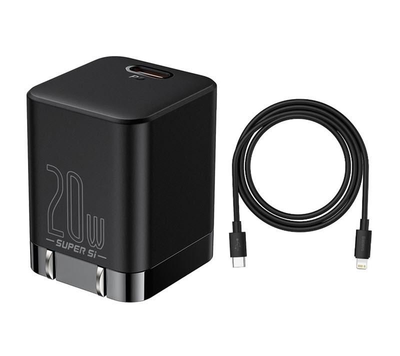 20w fast charger with folding pins