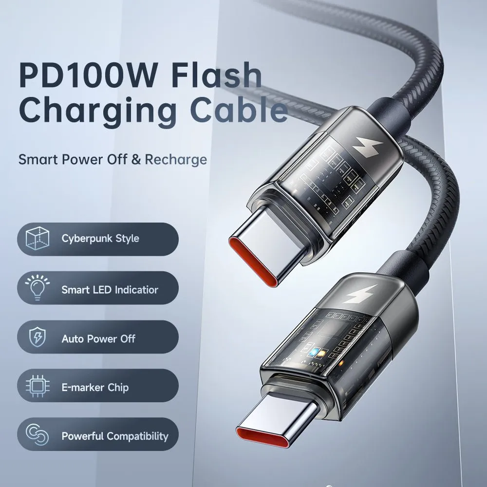100w pd fast charging cable